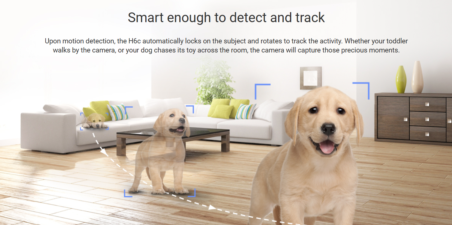 EZVIZ 2K 3MP Pan & Tilt Smart Home Camera (H6c / R200-3MP)