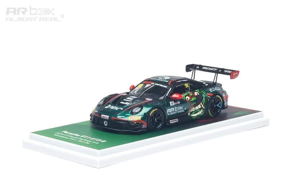 Pre Order - AR Box ( 640006011 ) Almost Real 1/64 Porsche 911 GT3 R 2026 GT World Challenge Asia Mandalika GT世界挑戰賽亞洲杯印尼曼德利卡站(成都首發版）/ 預訂優惠價 Pre-Order Price: HK$187