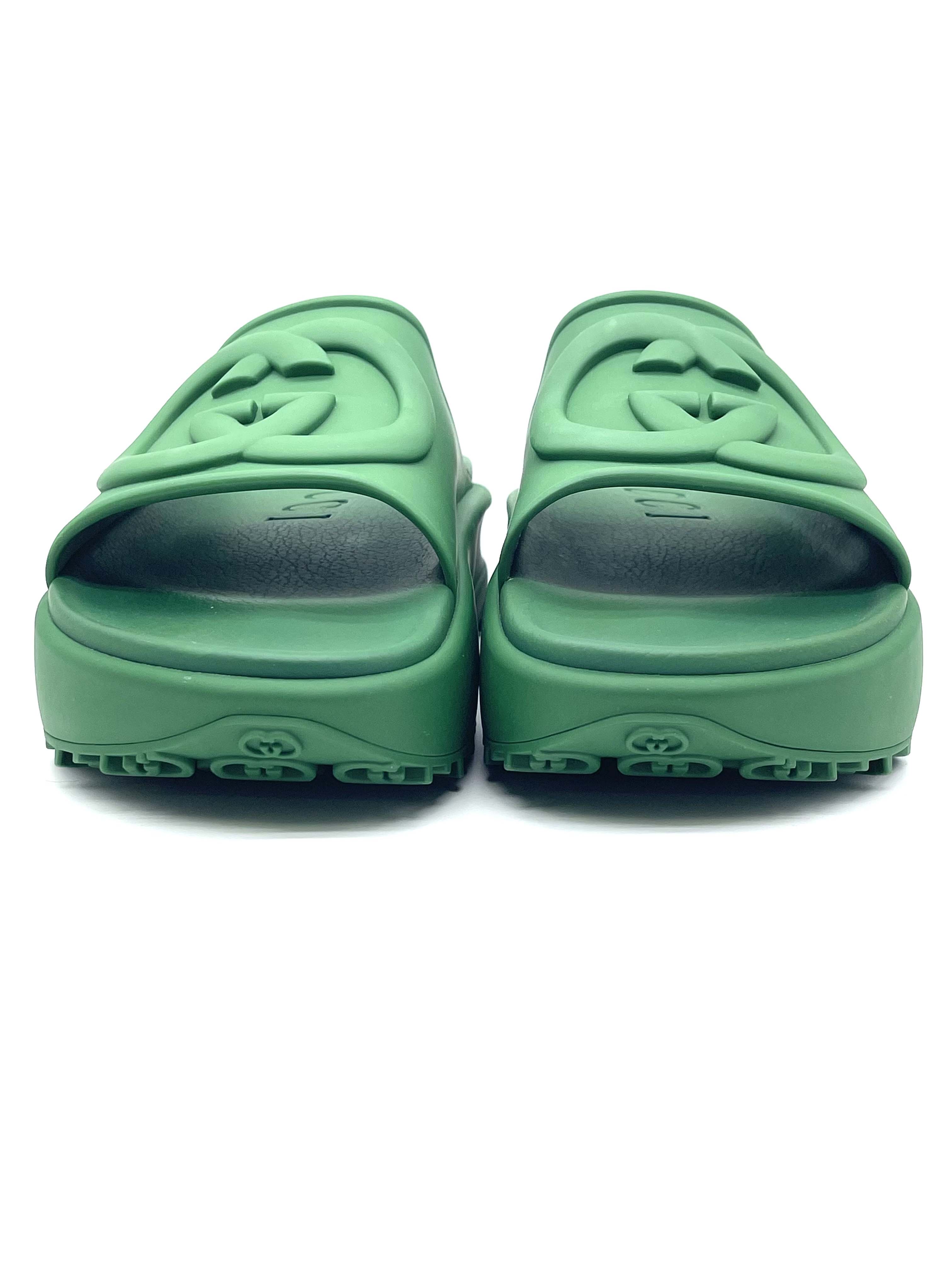 Pre-owned Gucci Miami Rubber Pool Slides / Product Code: 26032703