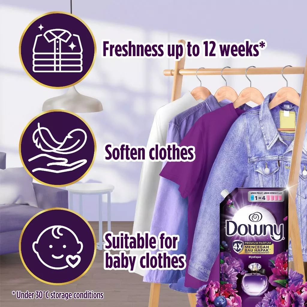 Downy Fabric Conditioner Refill Pack 530ML - Mystique