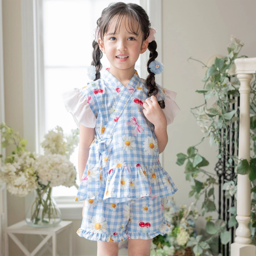 🆕【⭐訂購⭐】🌀 🇯🇵 日本直送 荷葉邊 喇叭袖 甚平套裝［10款選］ 🌀 [ELEA-0174][260619]