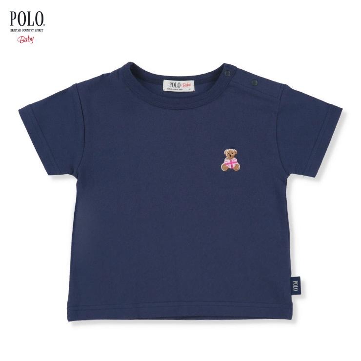 🇯🇵限量預訂 日本直送🇯🇵Polo Baby兩色愛心小熊刺繡短袖T恤