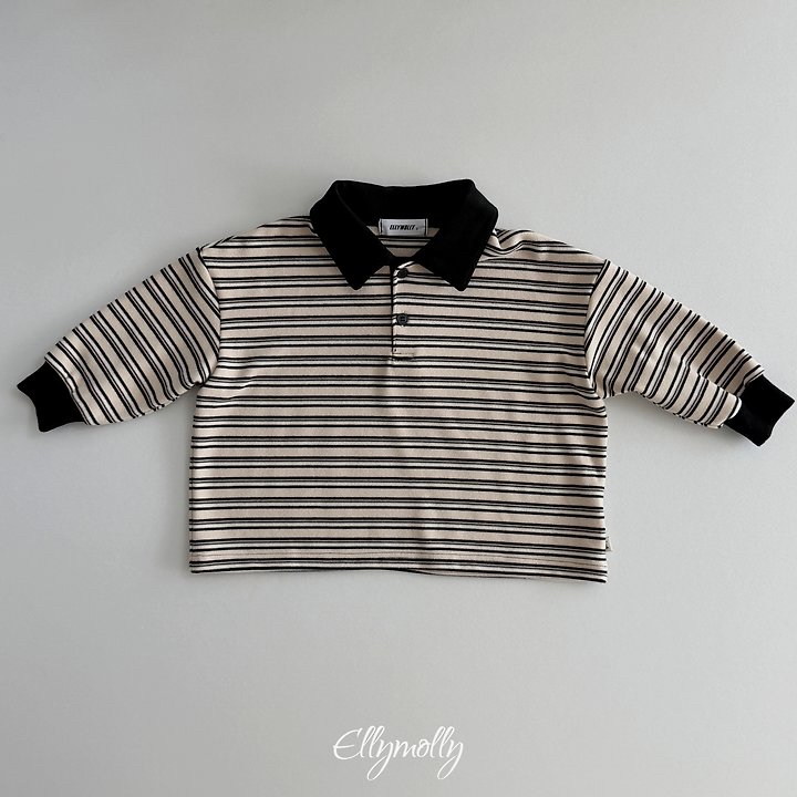 Ellymolly | Click Peach Collared T-shirt