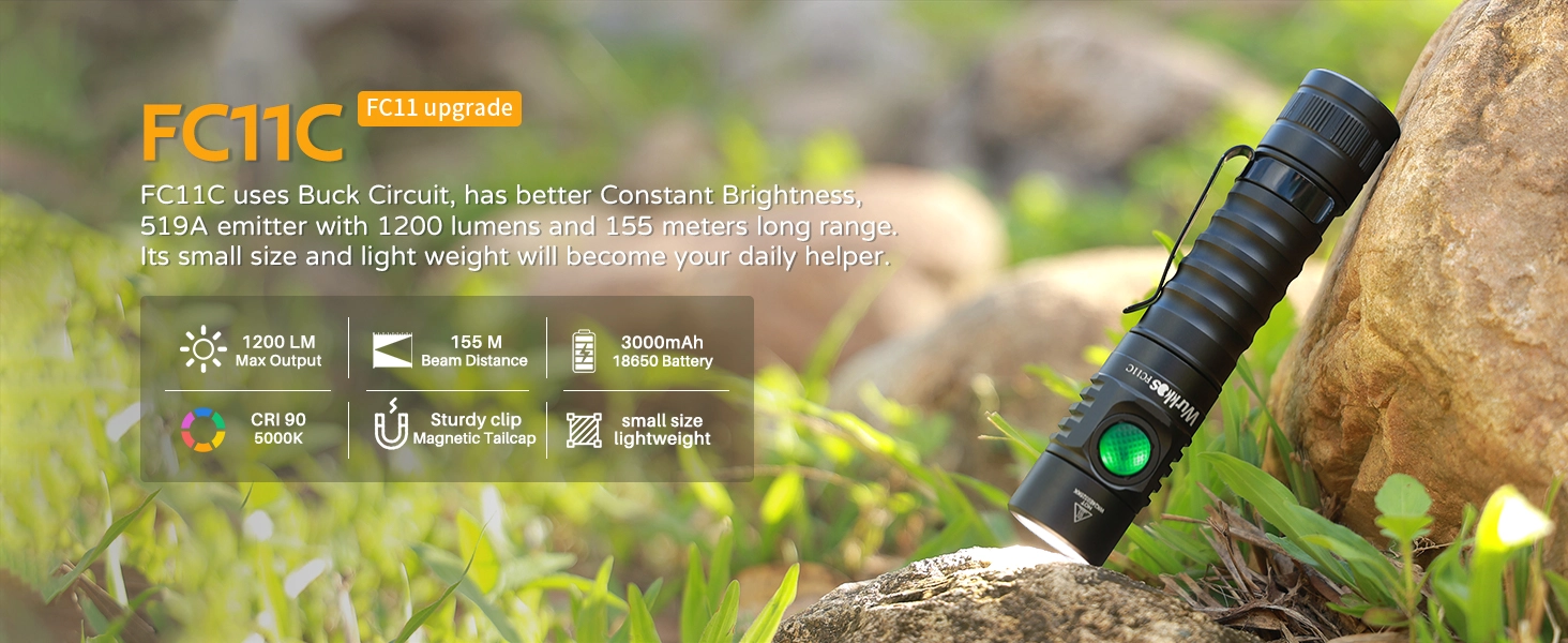 Wurkkos FC11C 高顯色手電筒