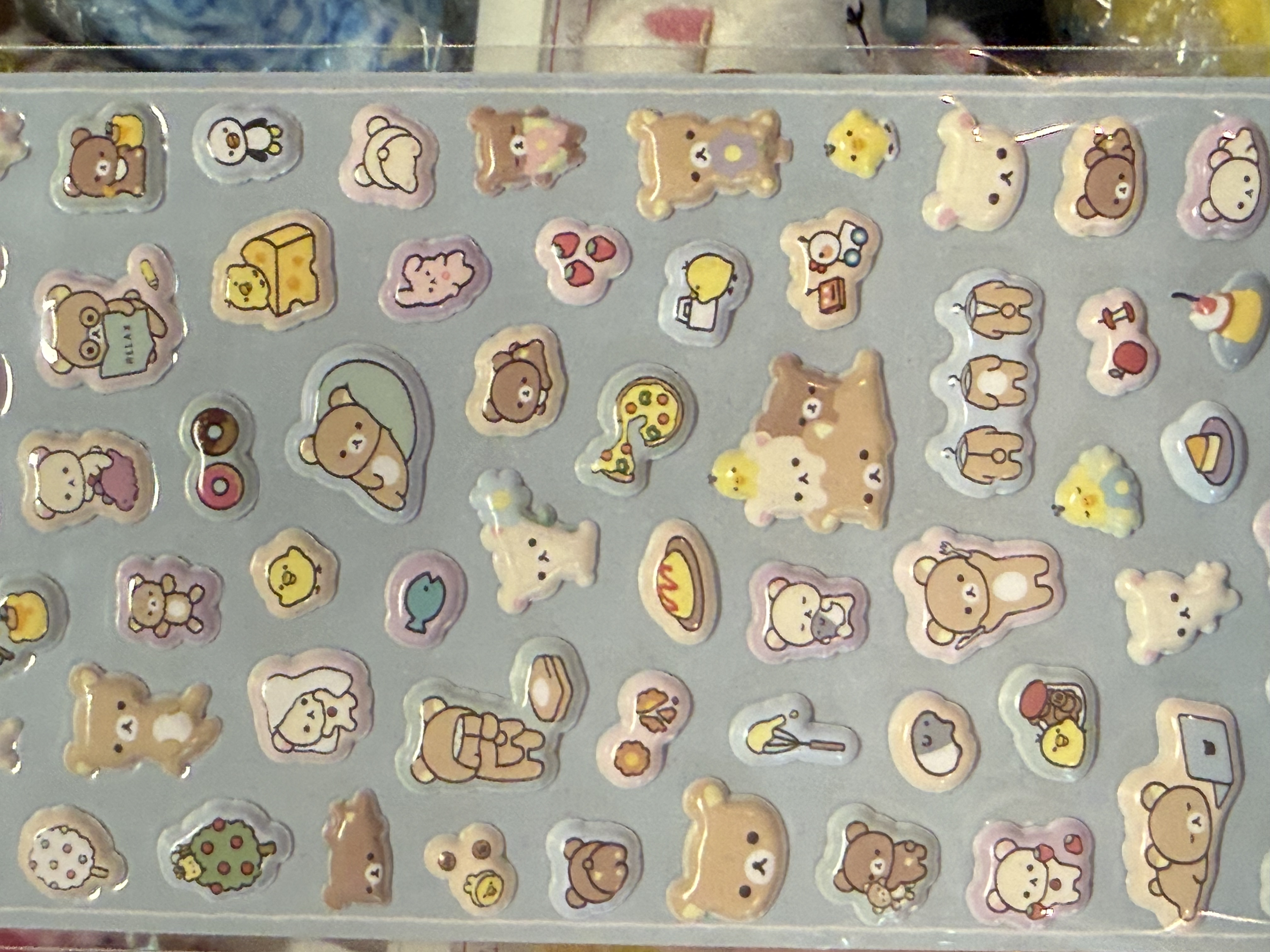 《現貨》全新NEW BASIC rilakkuma 系列立體貼紙