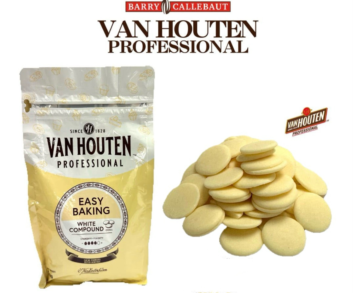 Van Houten 免調溫白朱古力 Van Houten White Compound Chocolate Singapore