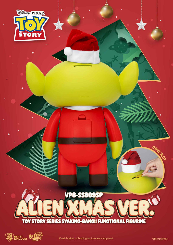 📦訂購 台灣代購 Disney 迪士尼 Toy Story 反斗奇兵 三眼仔 (聖誕版) SYAKING 存錢筒 錢罌 Coin Bank