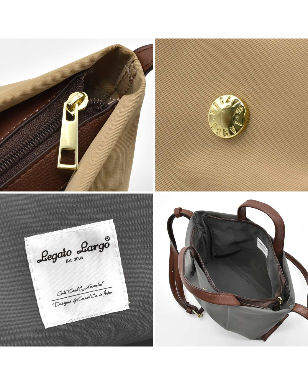 日本代購【 2026新色 日本直送 Legato Largo 撥水加工 斜孭袋 | 單肩袋 | 尼龍手袋 | burden free series water repellent mini shoulder bag 】 