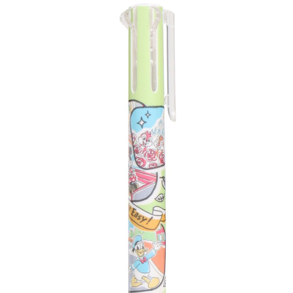 現貨｜【日本 Disney Store 限定】Tokyo Disneyland Resort 東京迪士尼樂園 日本製  Uni Style fit 多功能 5用筆 0.38mm 4色啫喱筆 + 0.5mm 鉛芯筆 068353