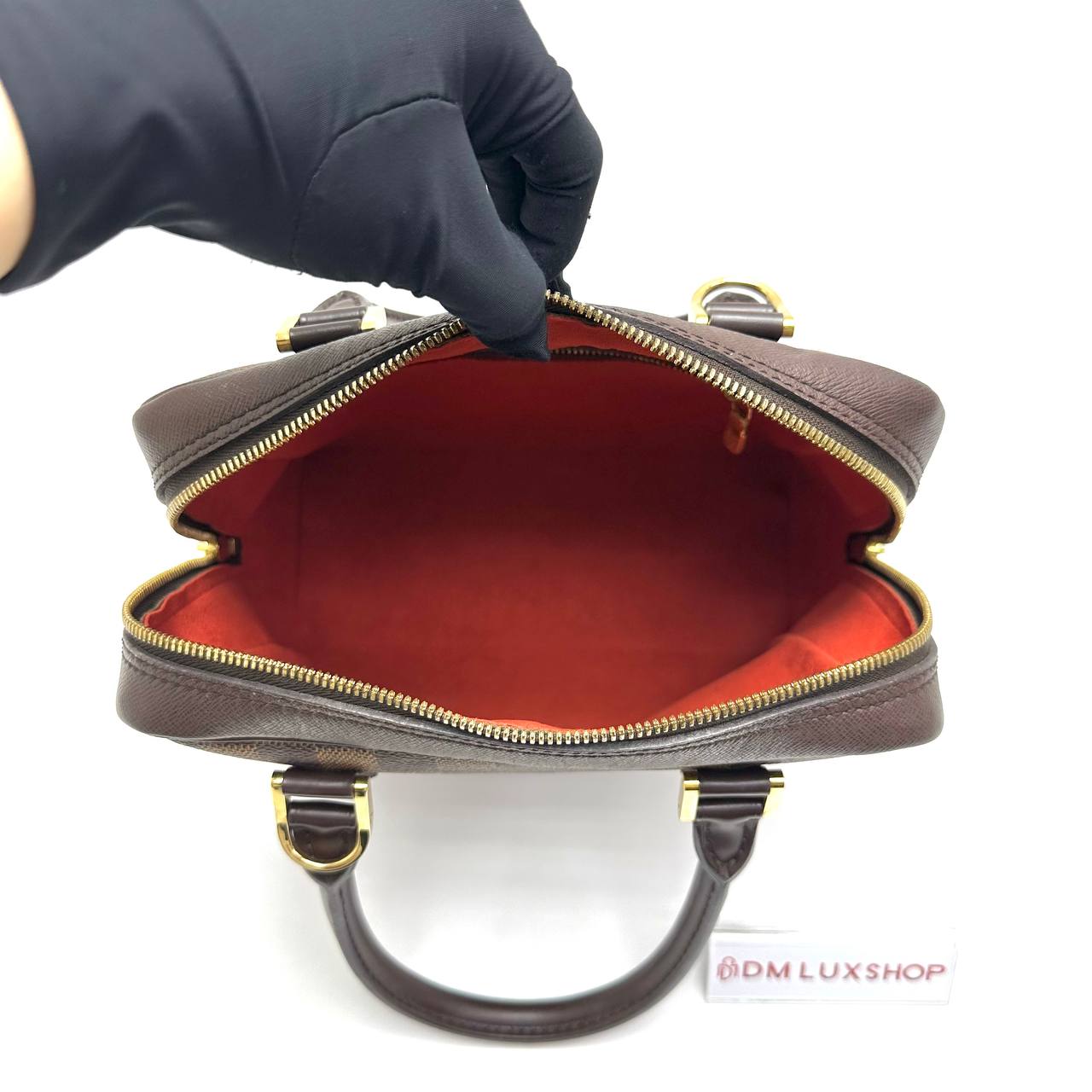 LV Damier Ebene Brera Handbag GHW