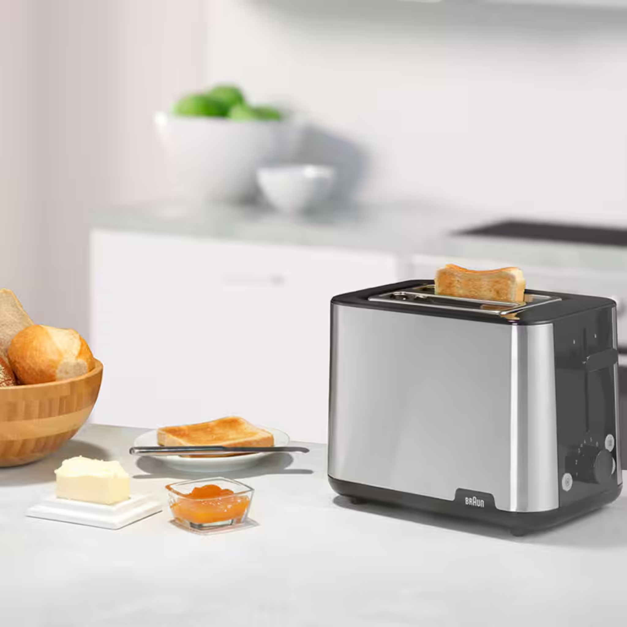 Braun Breakfast1 Long Slot Toaster (HT1510BK)