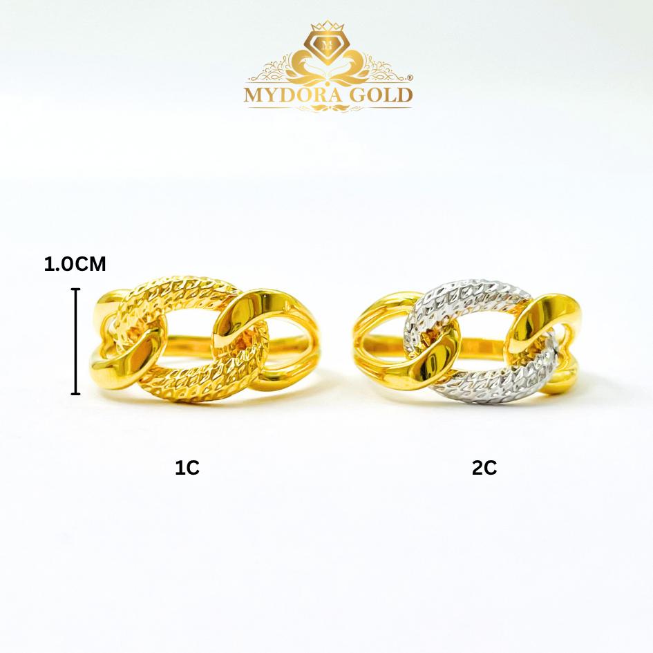 MYDORA Emas 916 Cincin Coco Knot (5G) l EMAS 916/22K
