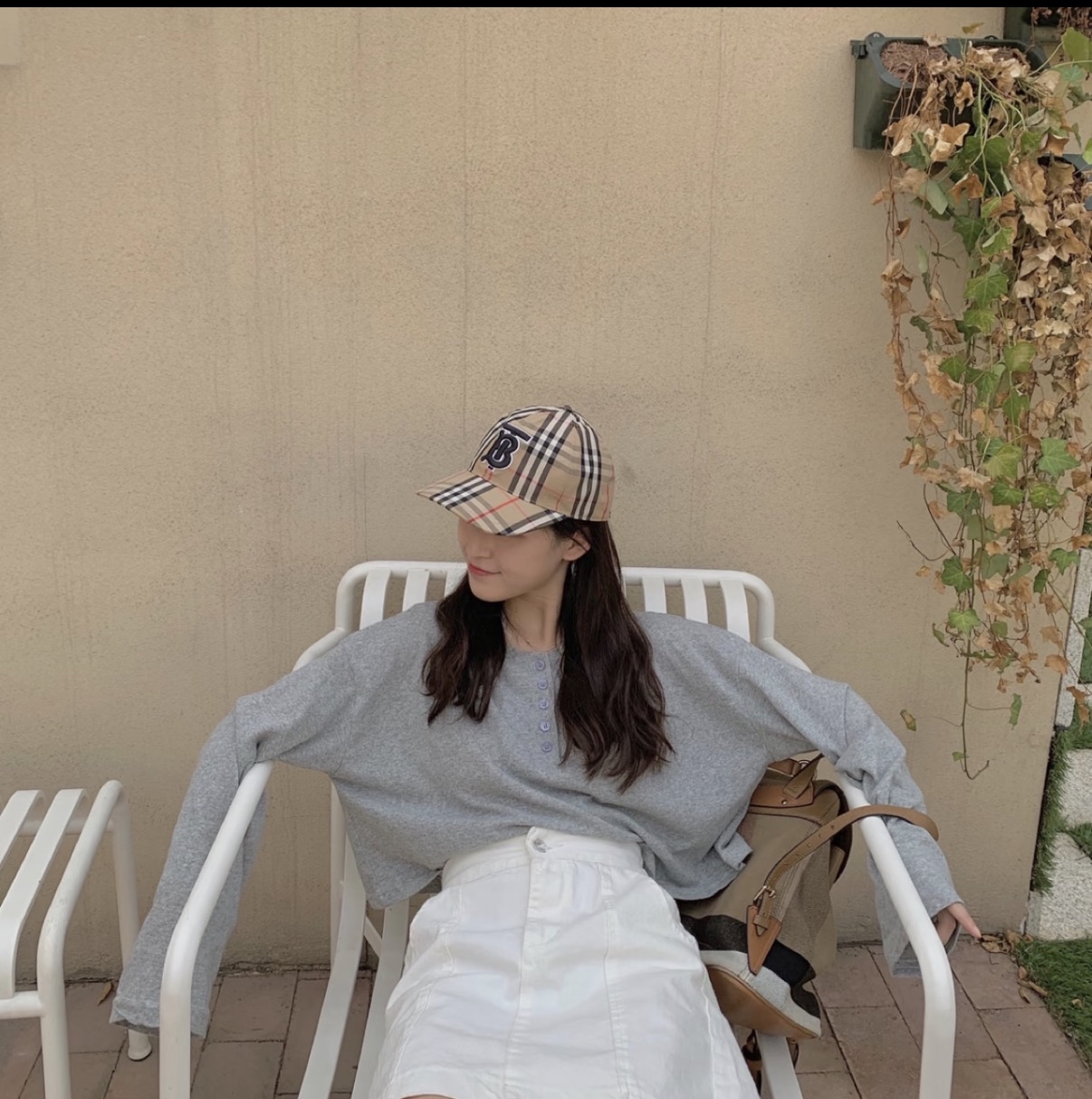 超級特價現貨‼️Burberry 刺繡logo Cap  Size M only 58cm