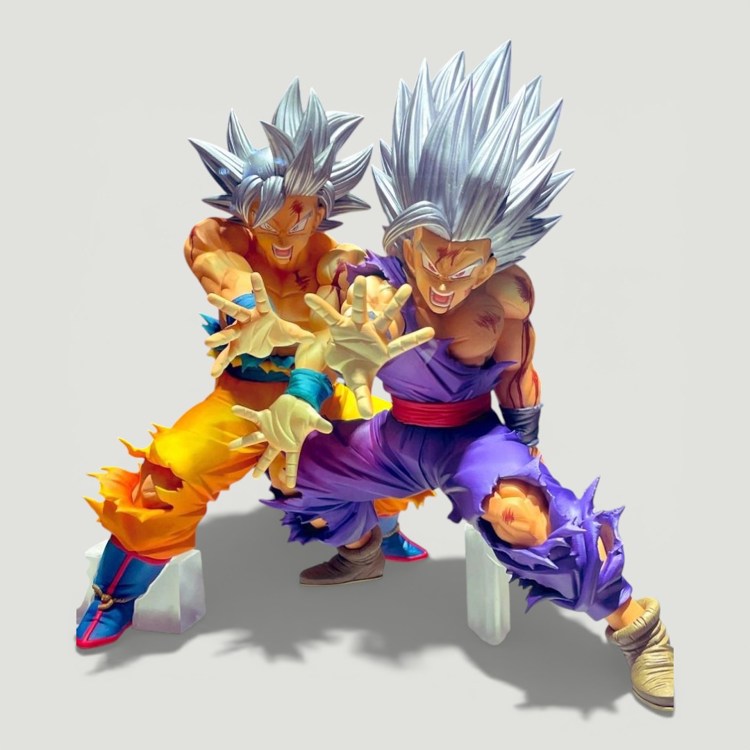 V Jump應募限定 Masterlise -Outside- PVC 模型 - 孫悟空 身勝手之極意 & 野獸悟飯《龍珠超》連書