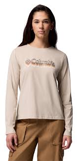 Columbia W-Rolling Bend Graphic LS Crew