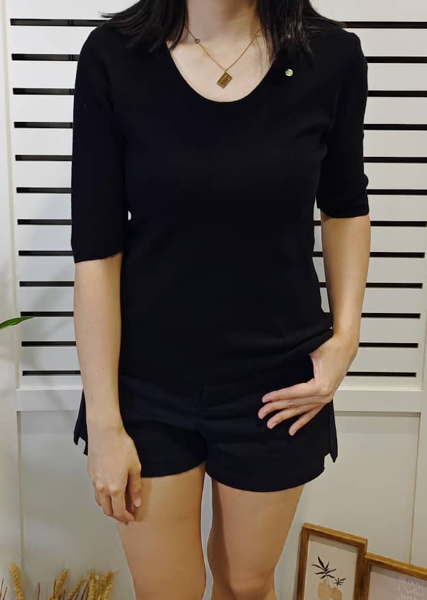 S659 U Neck Knit Wear