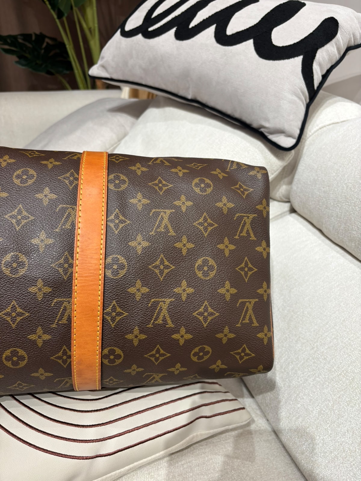 LV Keepall 45 Monogram 100%Authentic,85%new  