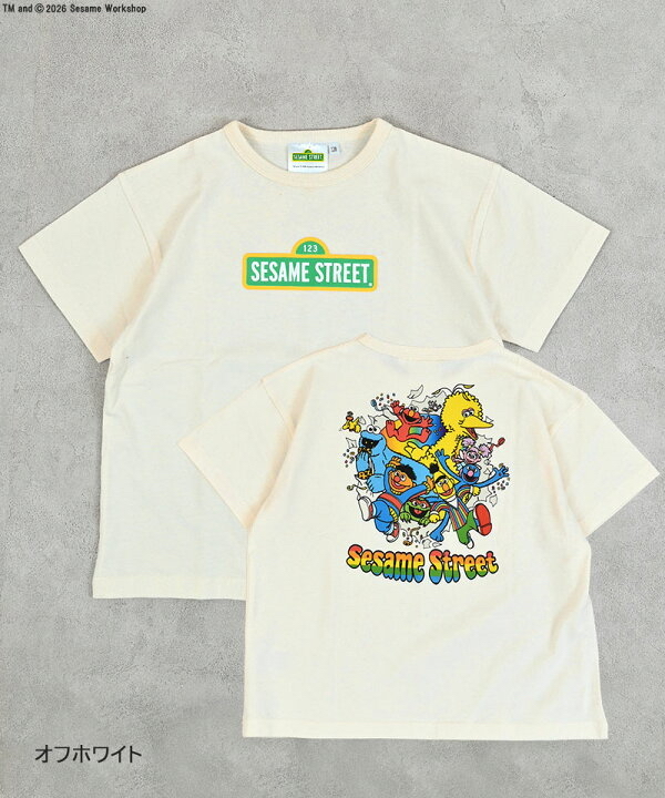 🇯🇵預訂 日本直送🇯🇵芝麻街三色人物印花短袖T恤