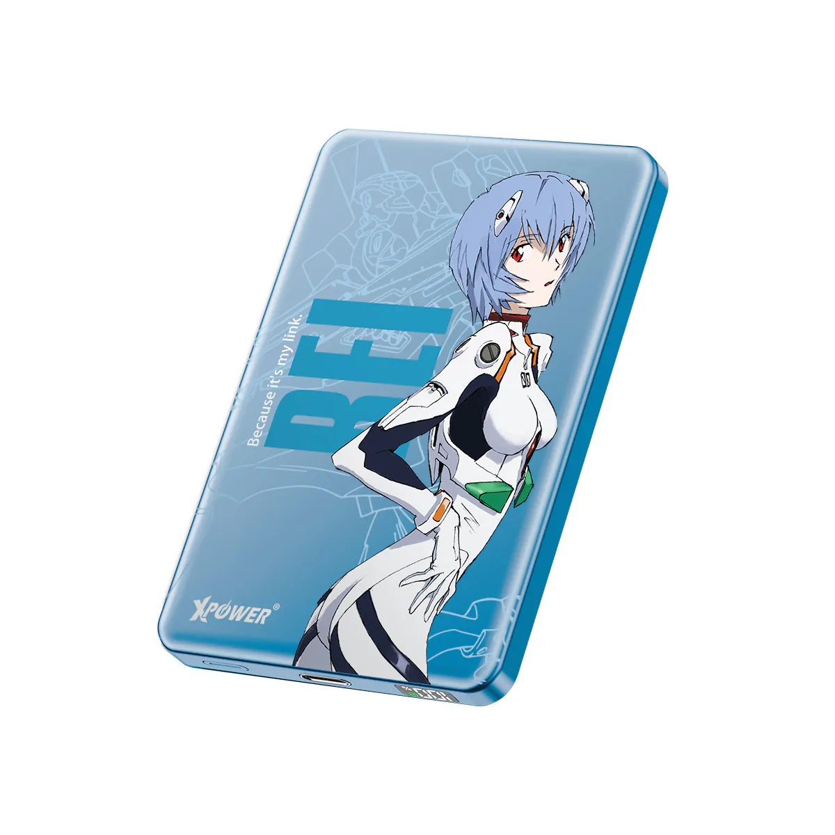 XPOWER EVA新世紀福音戰士 3合1 10000mAh超薄數顯無線充電器(M10K)