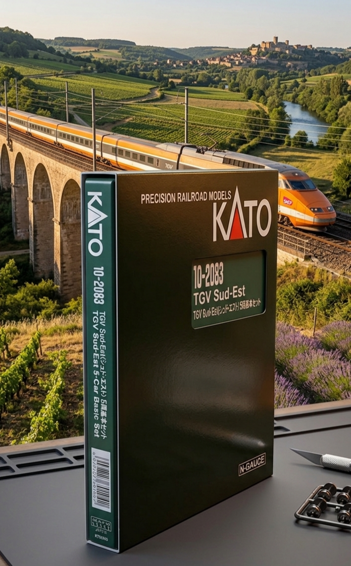  Kato TGV Sud-Est N-scale 5節基本組 