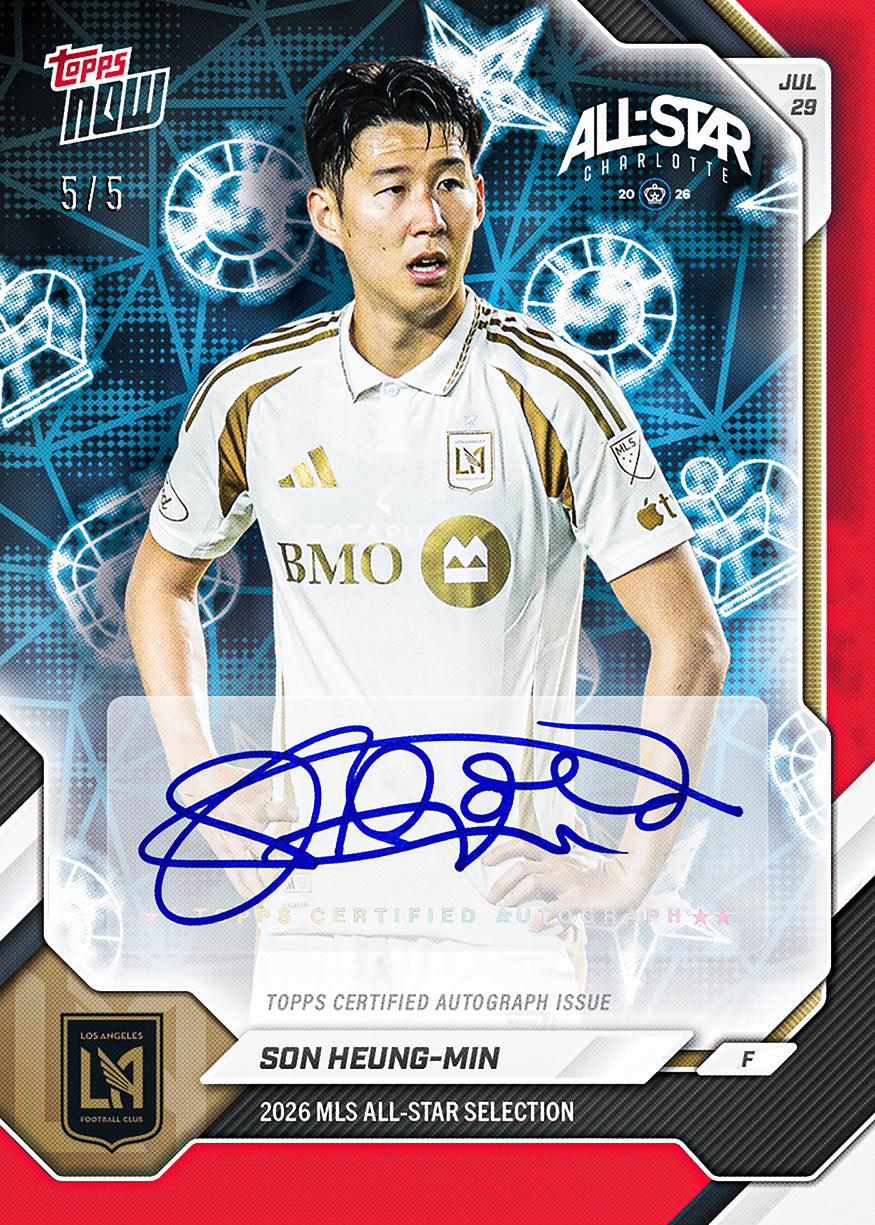 2026 MLS All-Star Game Topps NOW 11卡套裝 美斯／孫興慜【團購】