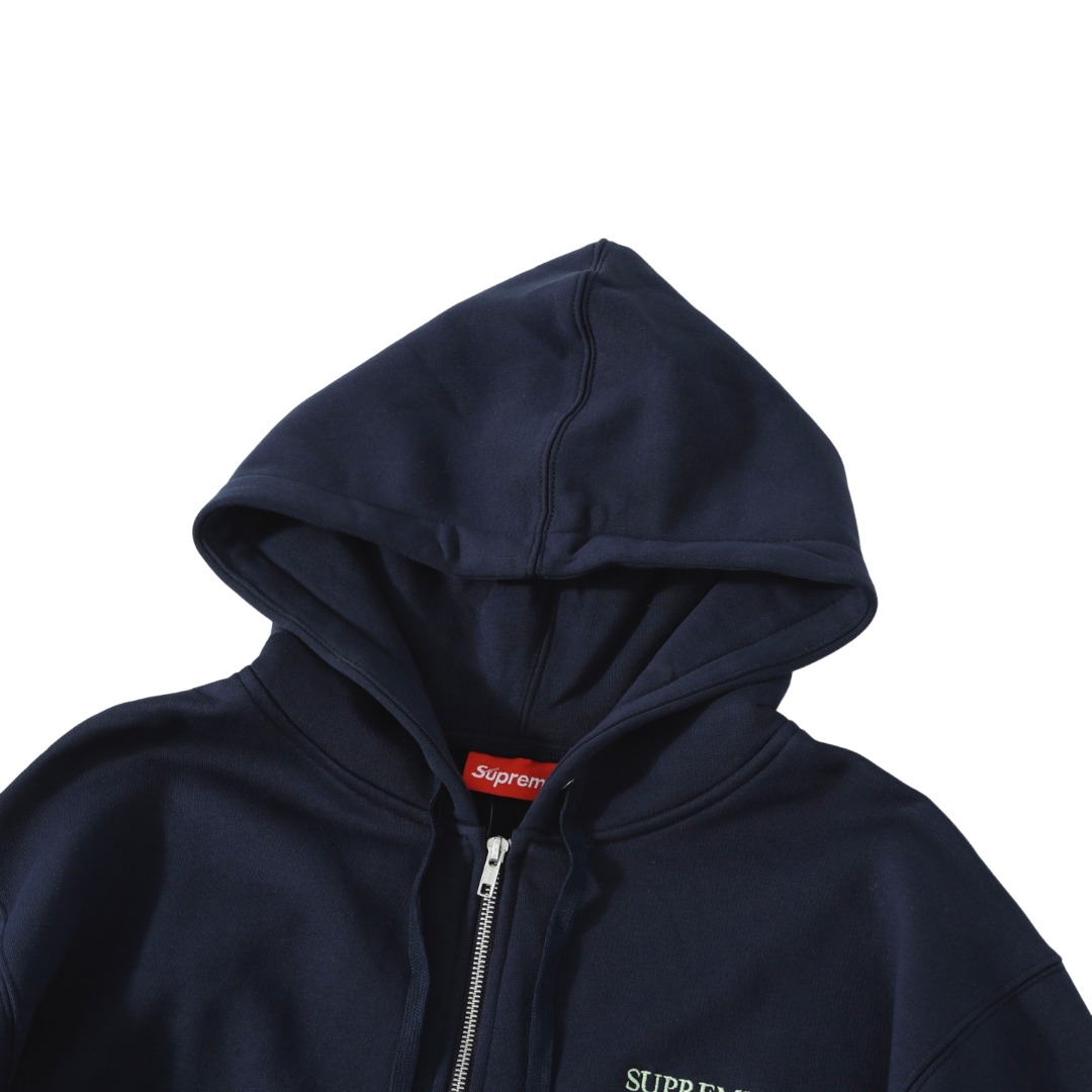 Supreme IDGAF Zip Up Hooded Sweatshirt