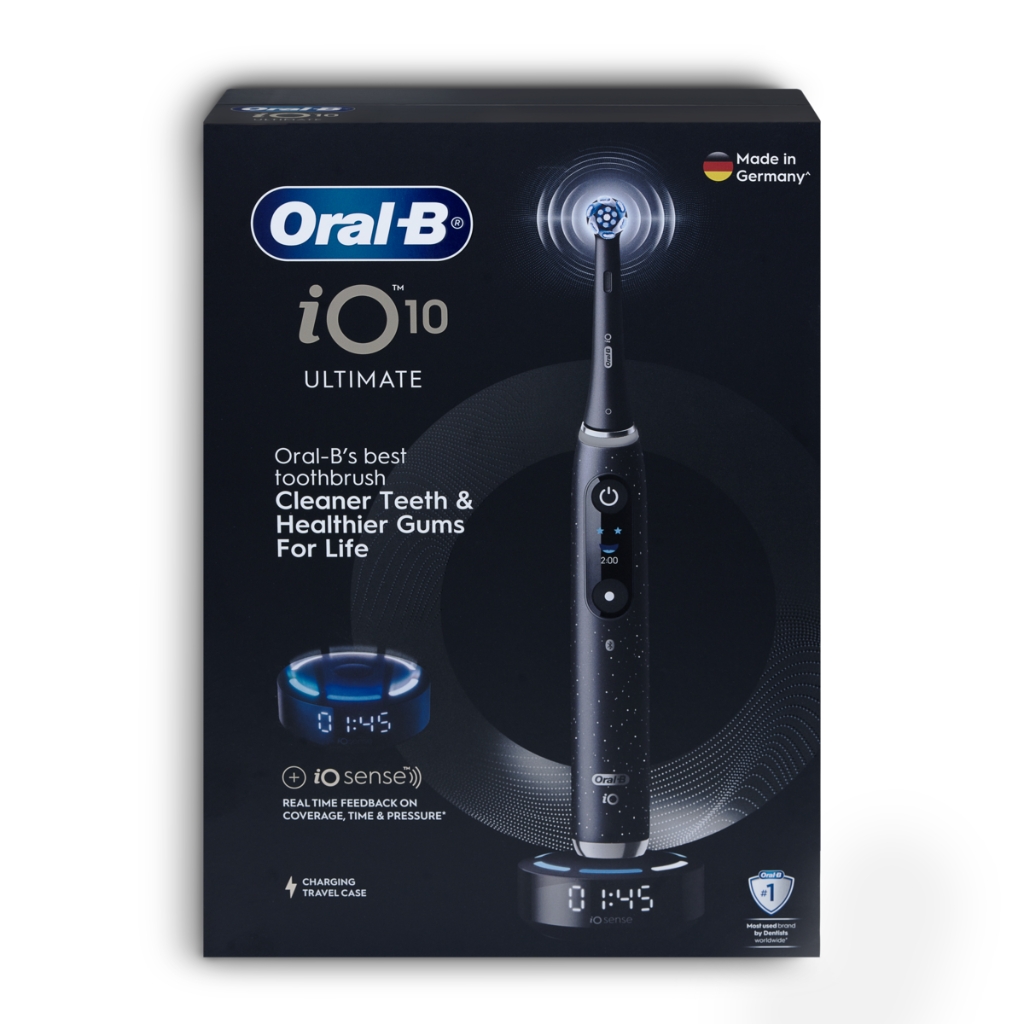 BRAUN 百靈 Oral‑B iO Series 10 電動牙刷｜智能磁懸浮馬達｜深層潔齒｜AI 刷牙追蹤｜香港行貨