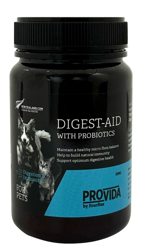 ProVida-寵物玻璃肚救星益生菌 200g 新包裝 (最佳使用期: 21/7/2028) digest-aid probiotics