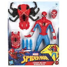 正版 Marvel Spider-Man Thwip Blast 蜘蛛俠27cm發射蜘蛛網大型公仔連裝備