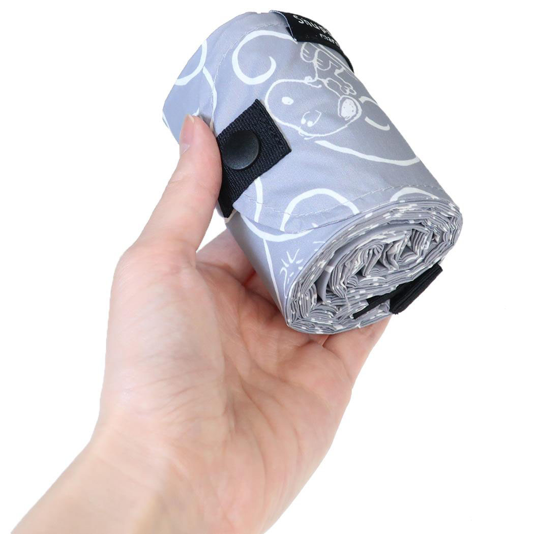 現貨｜Snoopy 日本 Shupatto Compact Bag 可摺 環保袋 M Size (唐草花紋 SPZ-4368)