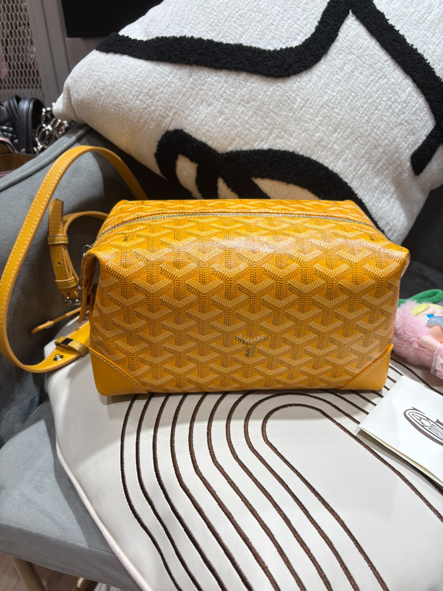 Goyard Bowling 25 Toiletry Bag Boeing 25 100%Authentic,99%new ✅已配上斜孭飛原裝肩帶