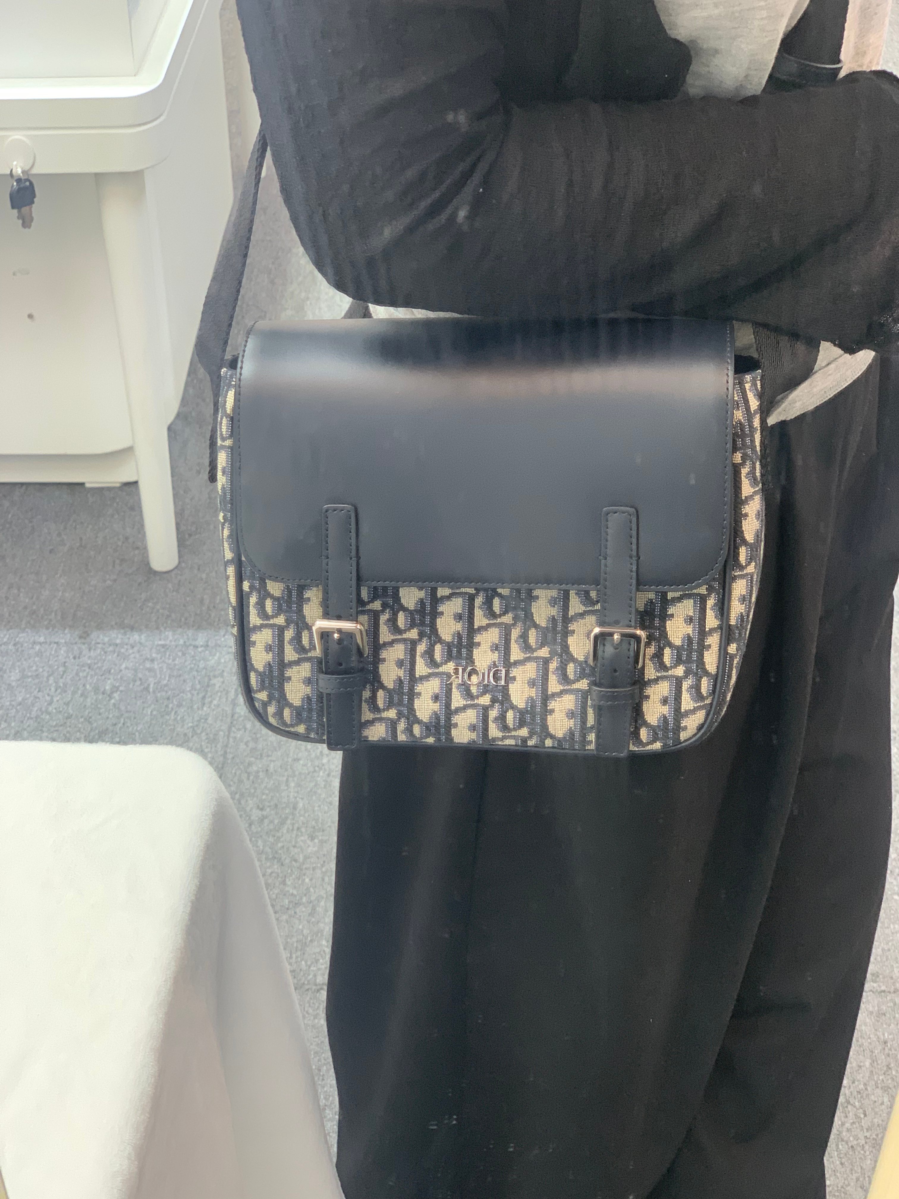 Dior kids郵差包 Dior Oblique 小牛皮郵差包 童裝