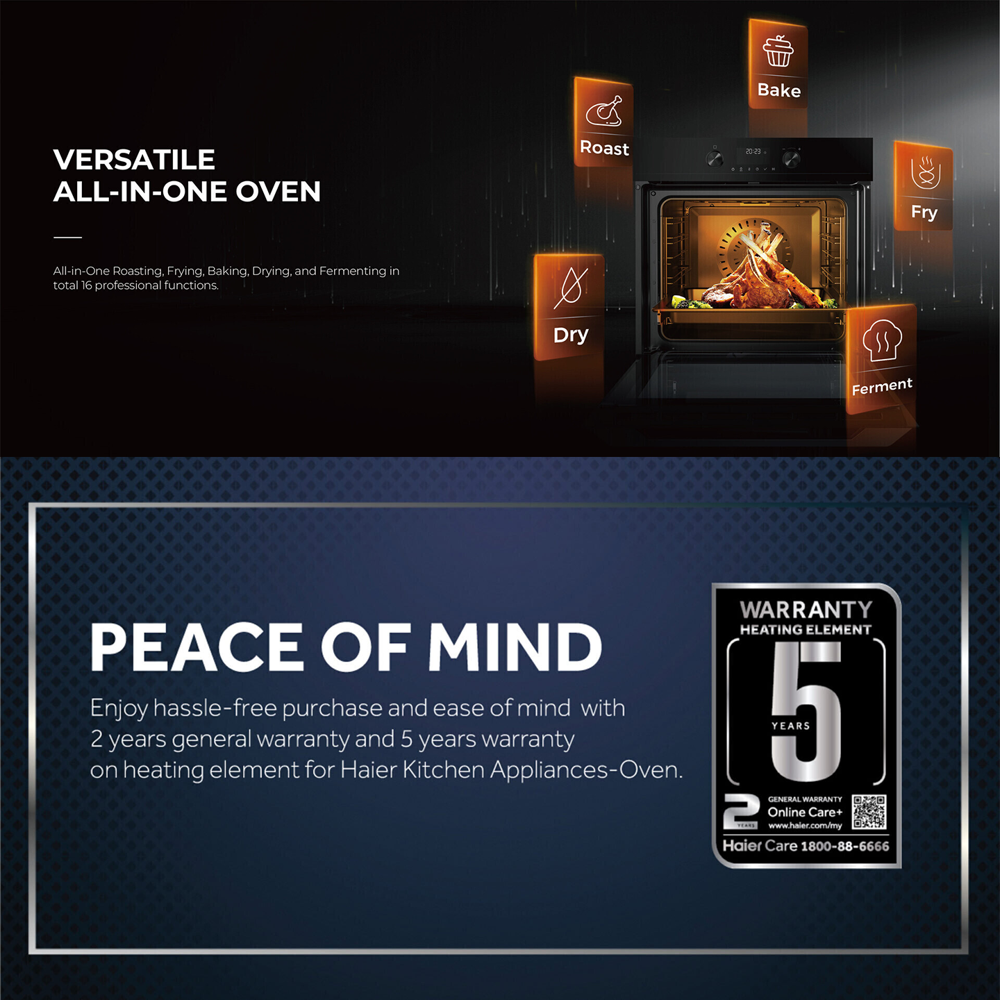 Haier Built-in Electric Oven (HOQ-K5AAN3GB)