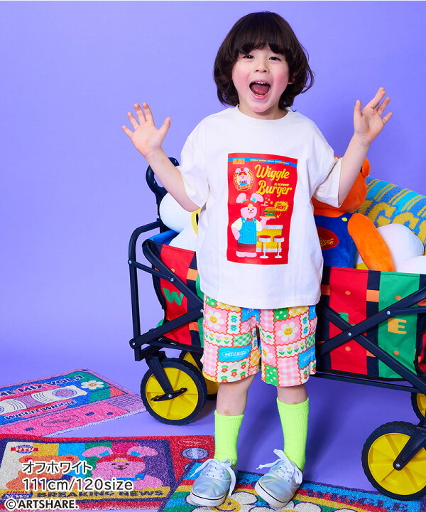 🇯🇵預訂 日本直送🇯🇵Markey’s x Wiggle Wiggle八色趣味印花短袖T恤