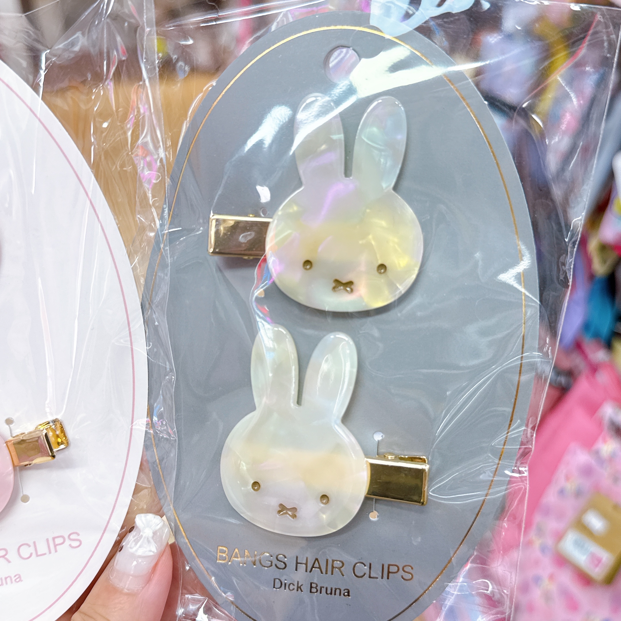 日本直送Miffy雲石系列髮夾