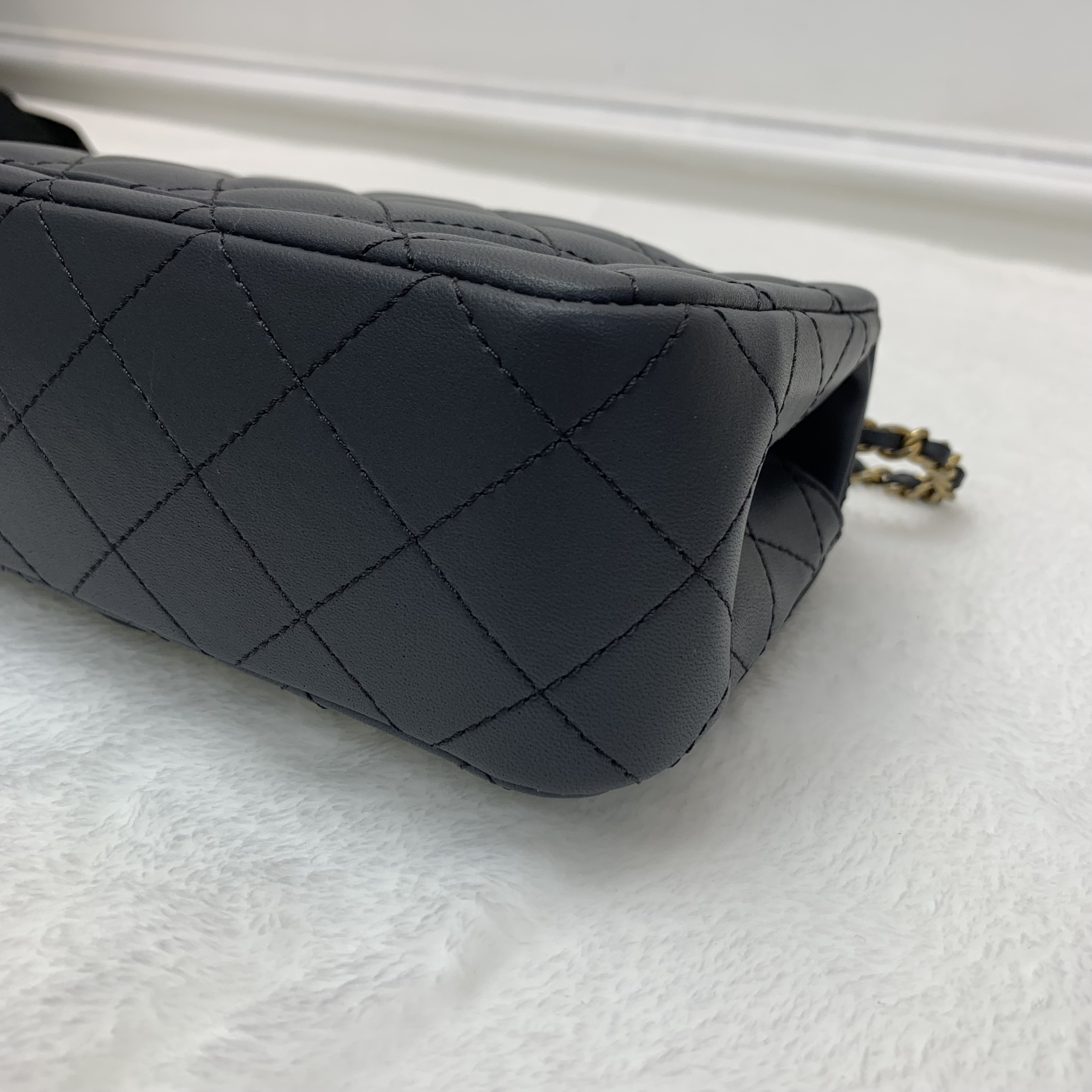 Full set閒置新熱賣🖤Chanel灰色大Mini