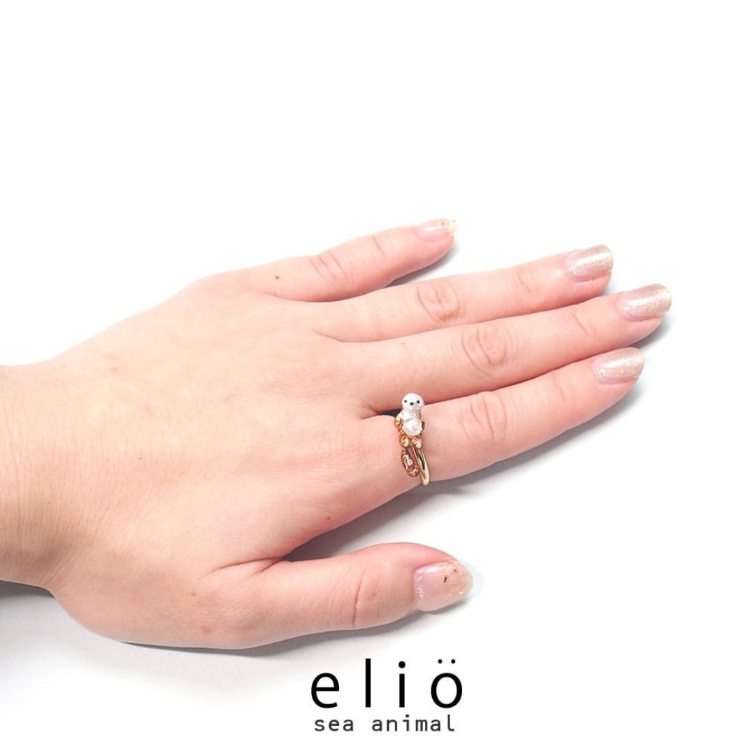 Elio水獺戒指Ael-028