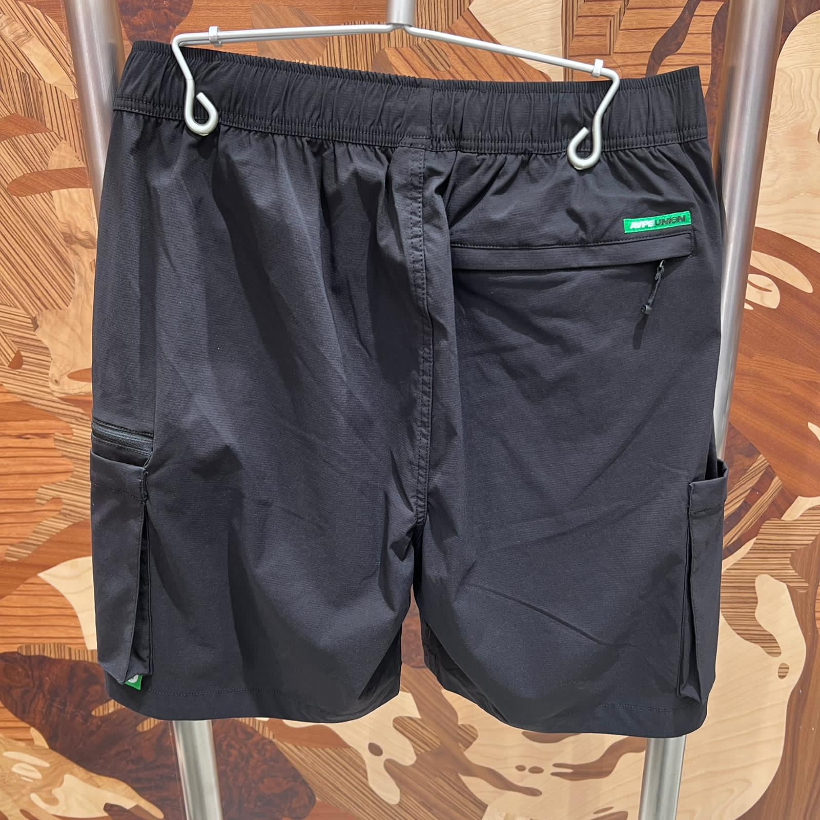 AAPE AAPEUNION utility logo shorts (D639)