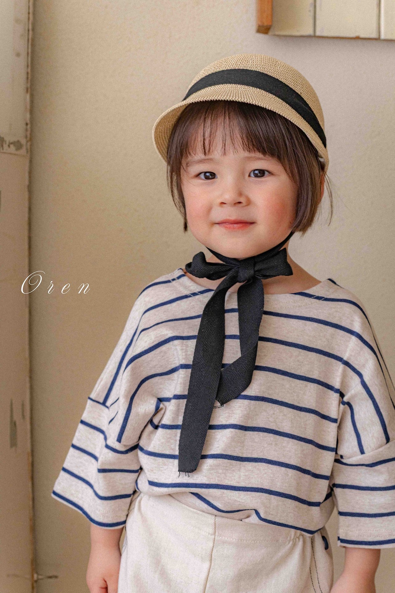 ☀️預訂 韓國直送☀️🇰🇷Oren Claire ST兩色條紋薄紗短袖包屁裙/上下套裝