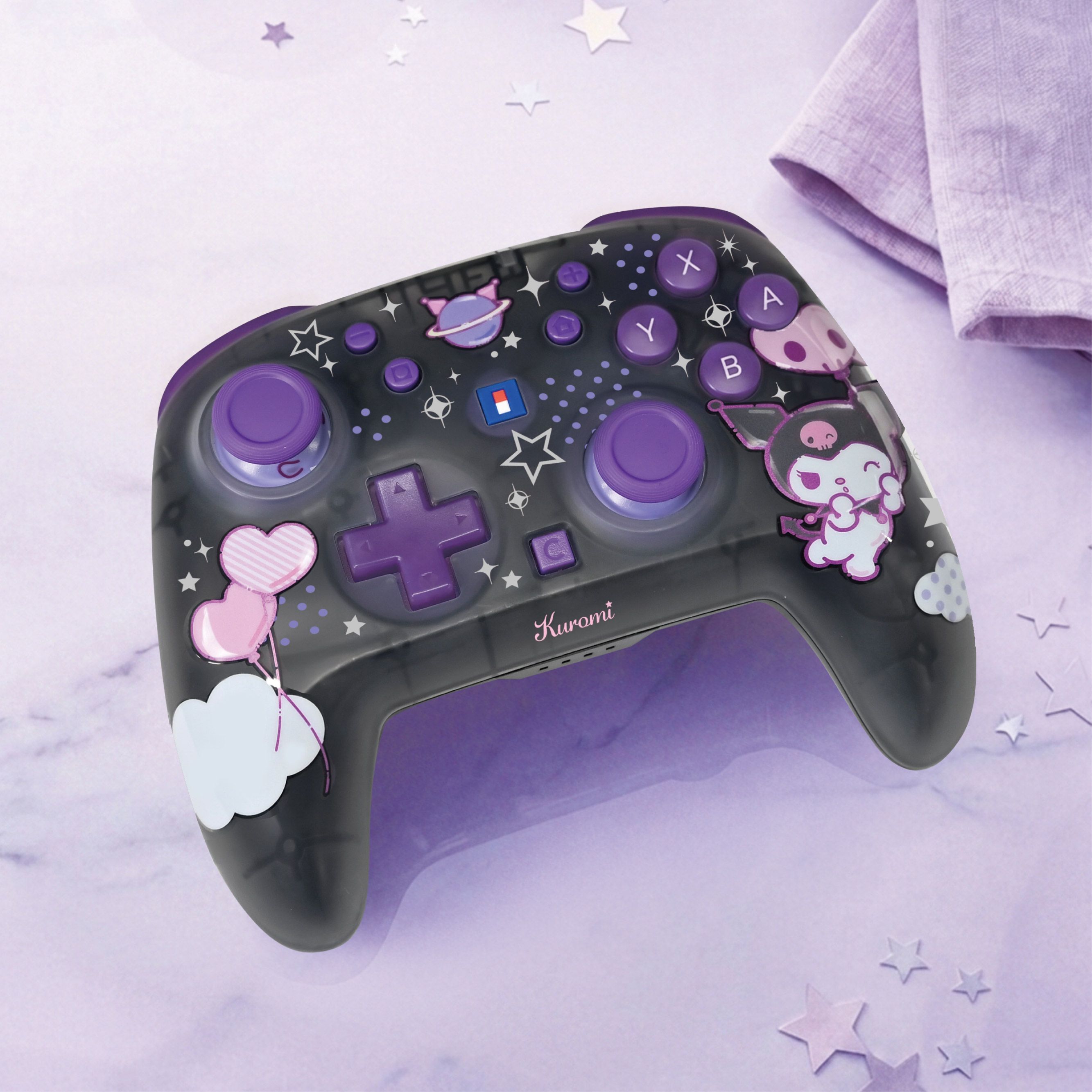 HORI NS2 無線控制器 三麗鷗系列 酷洛米 (NSX-254)        HORI NS2  Wireless Controller Sanrio Series Kuromi (NSX-254)