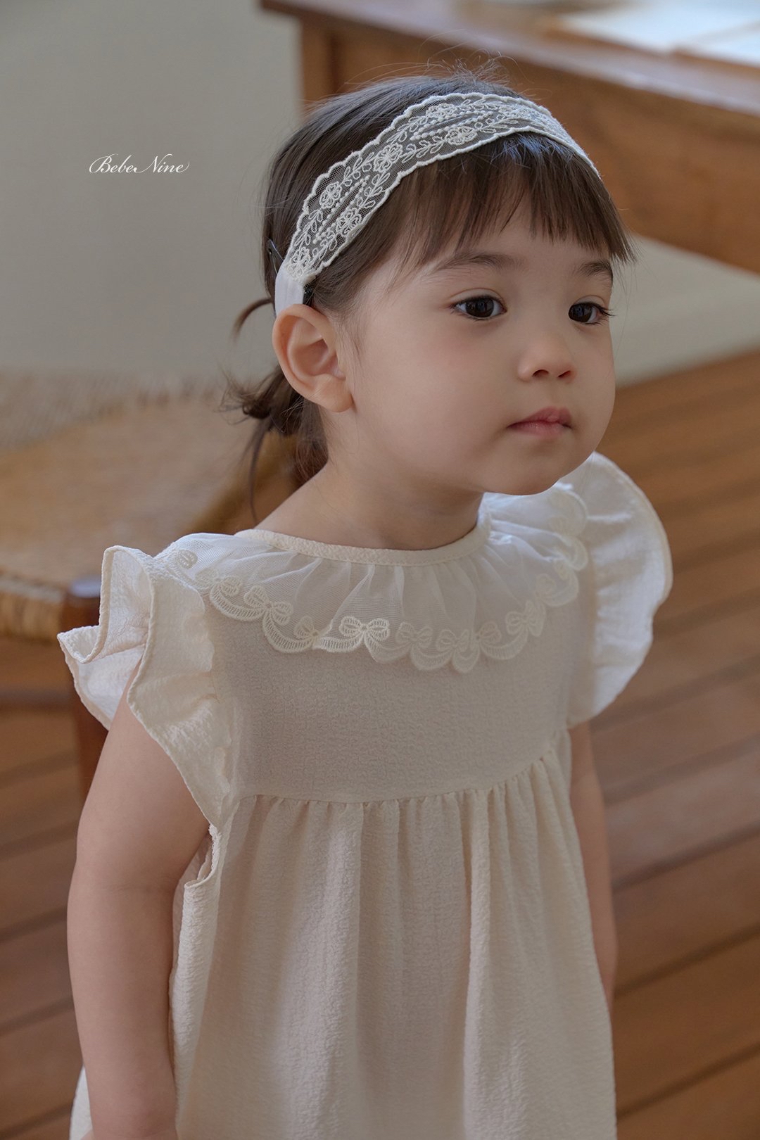 ☀️預訂 韓國直送☀️🇰🇷Bebenine蕾絲花邊髮帶兩件套