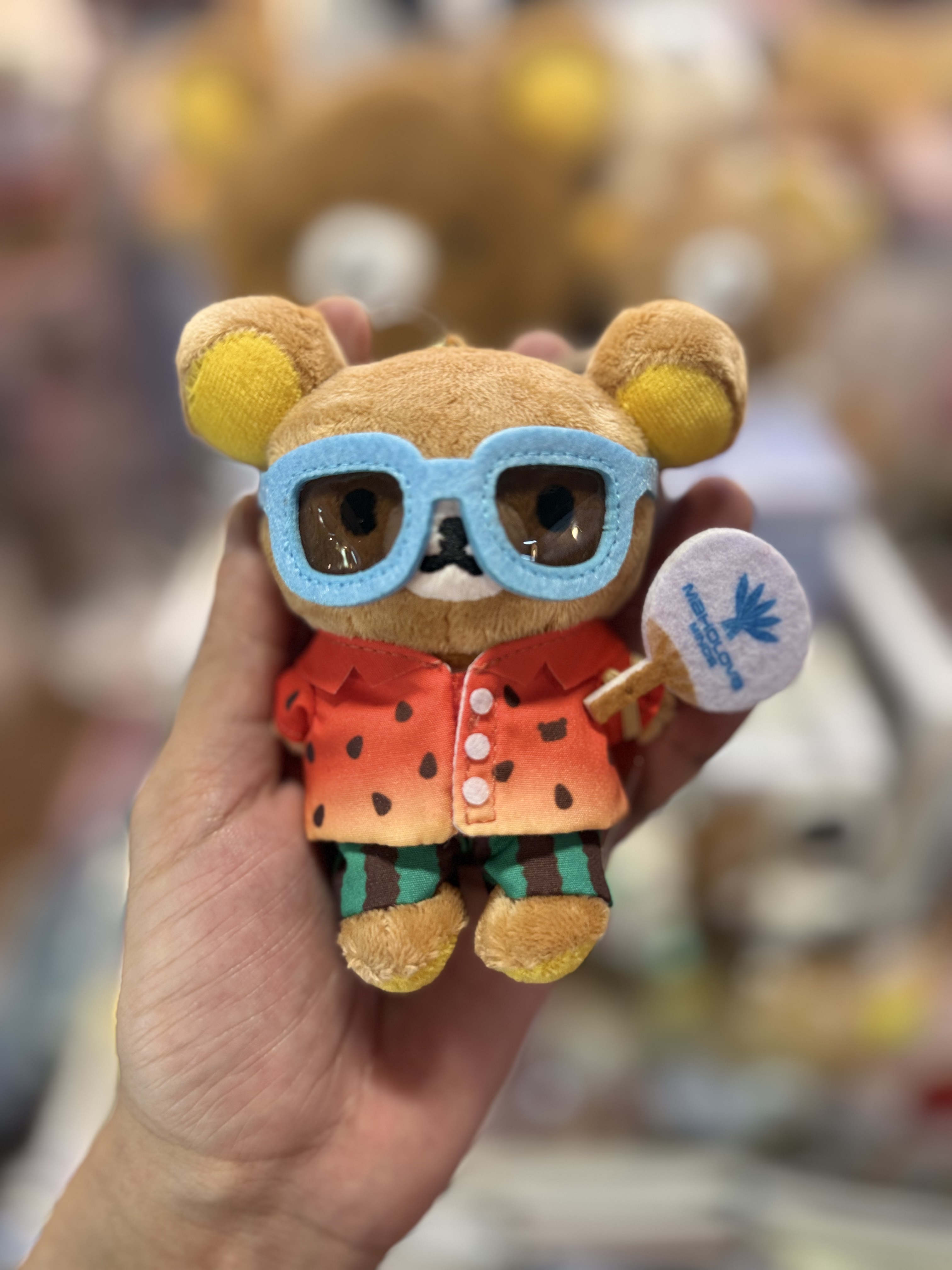 《現貨》全新日本Rilakkuma 主題酒店限定 夏日西瓜衫造型Rilakkuma 掛飾