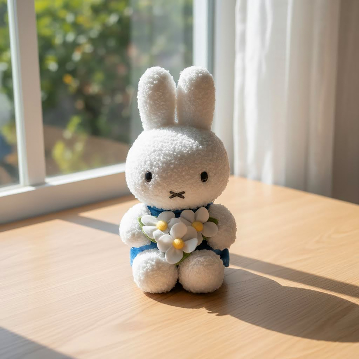 Miffy - 公仔 (藍色裙子捧花款)