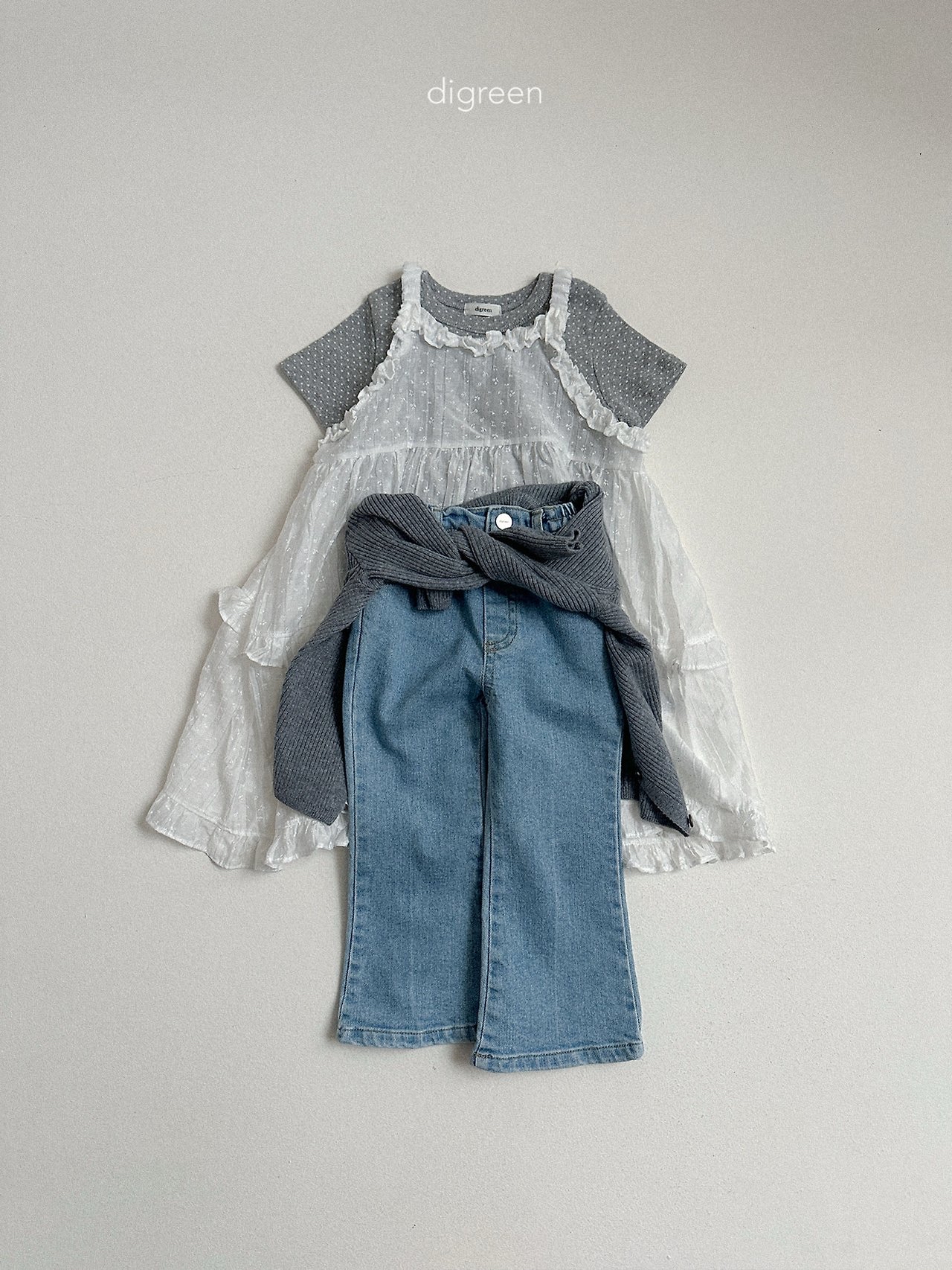 Digreen | bootcut denim pants 