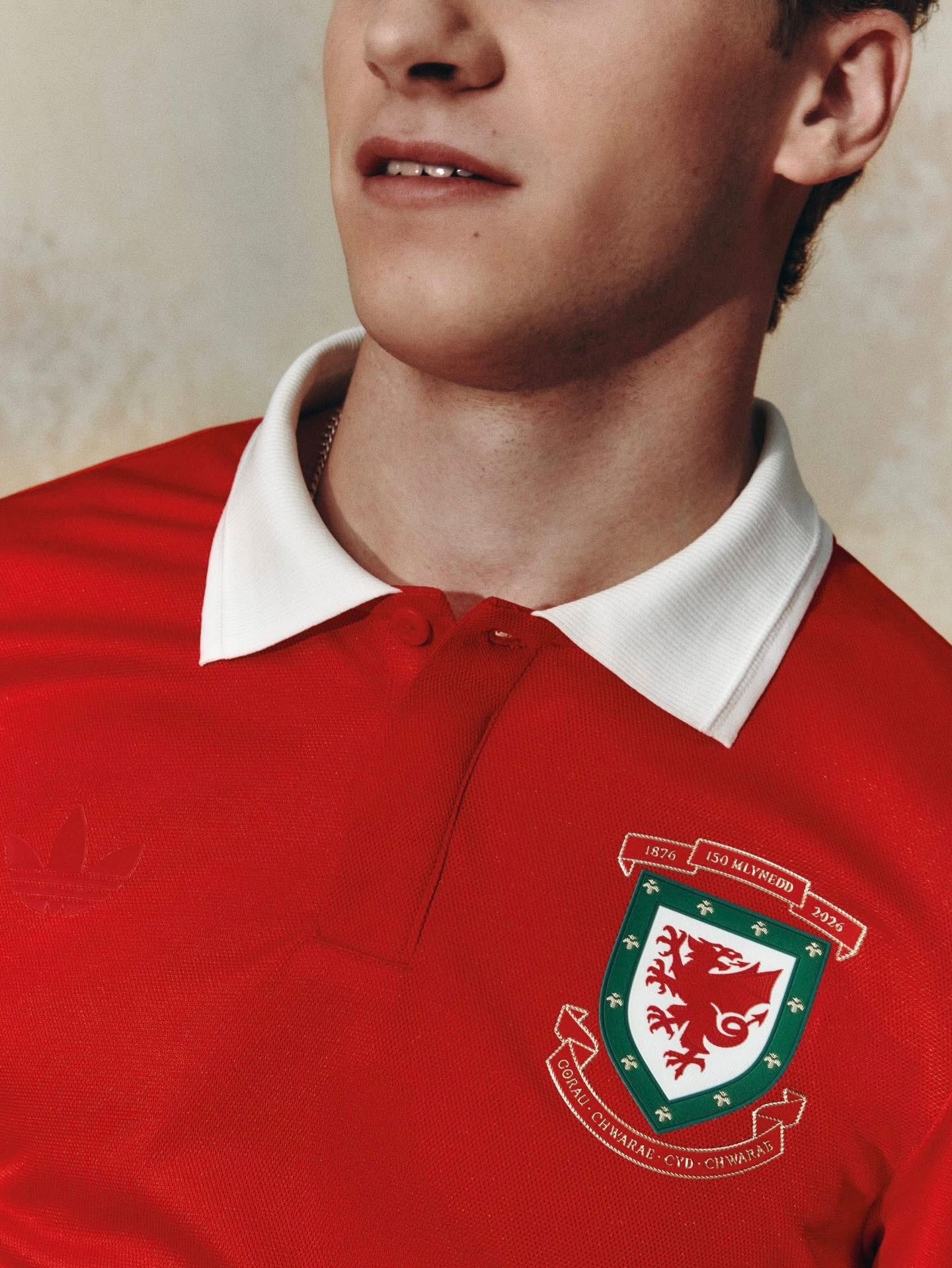 Adidas Wales 威爾斯足總150年紀念主場球衣 KA3796