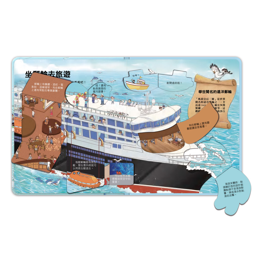 📚預訂 台灣直送📚百問百答圖解翻翻書-揭祕船舶