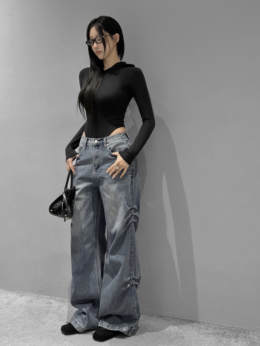 Solid Fitted Hooded Bodysuit