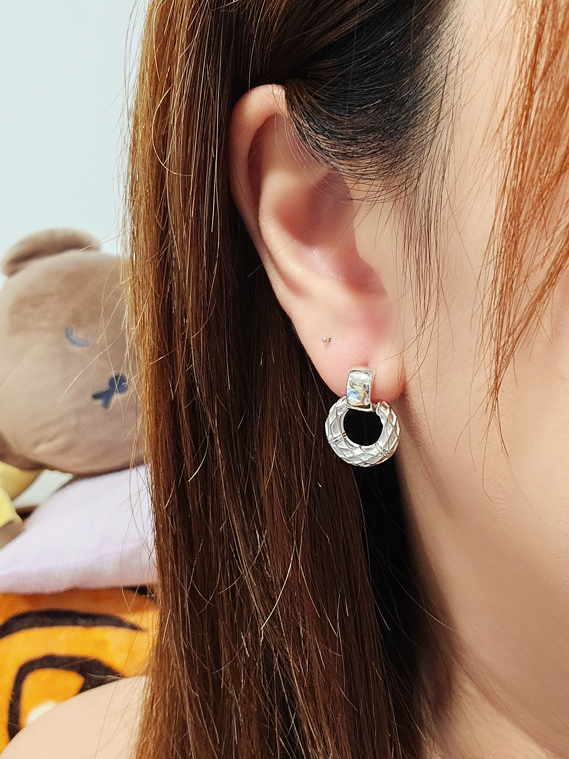 S925 - EE0334 Circle Earrings