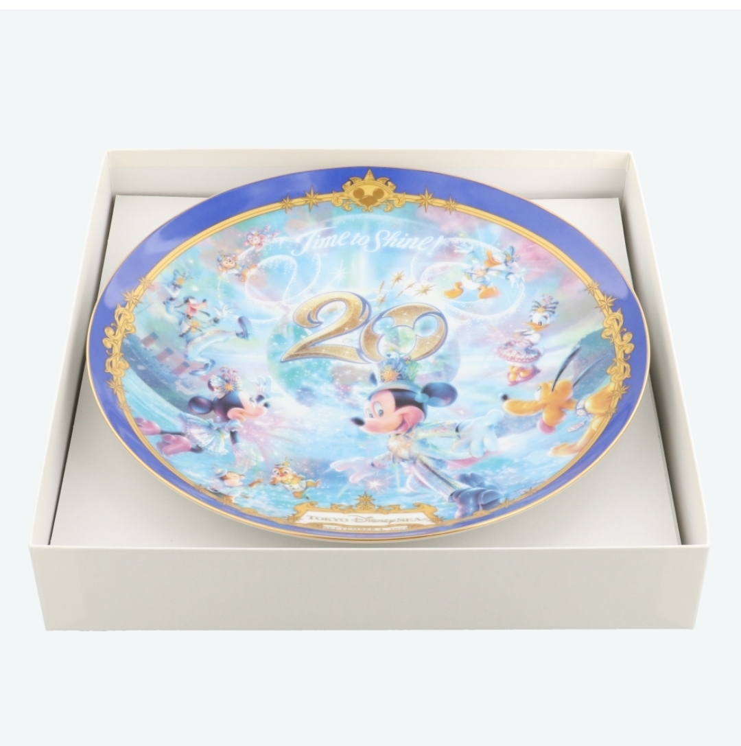 [現貨] [東京迪士尼海洋] 20周年 瓷碟 {TF210901A}