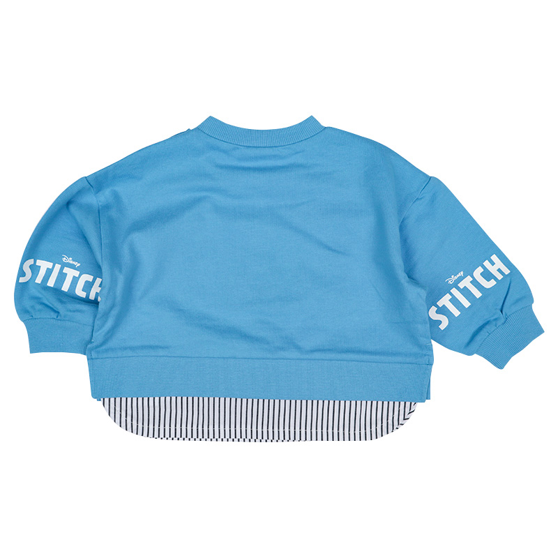 🇯🇵預訂 日本直送🇯🇵史迪仔印花條紋假兩件毛圈衛衣